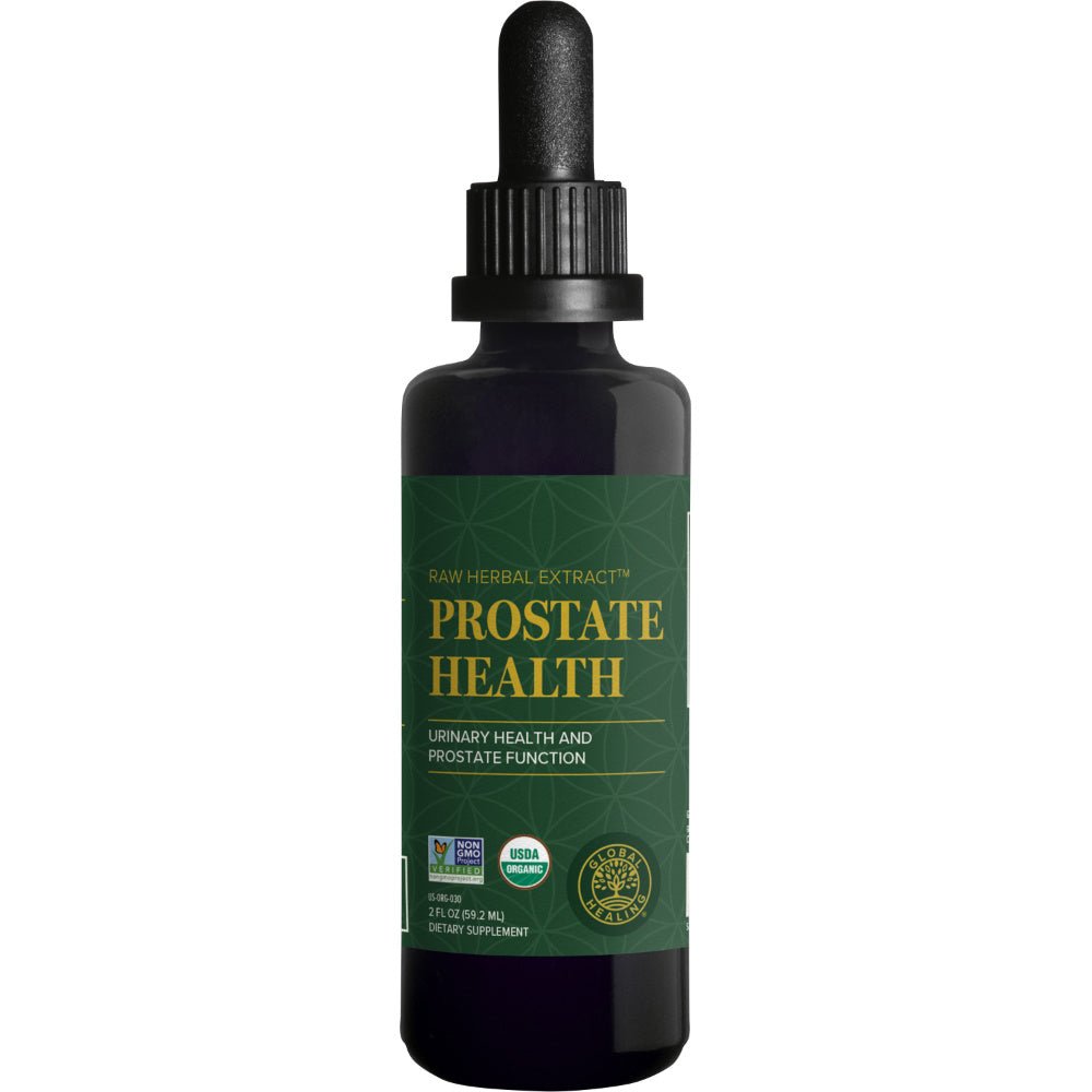 Prostrate Health Organic Urinary Support By Global Healing2fl oz 60ml Bottle