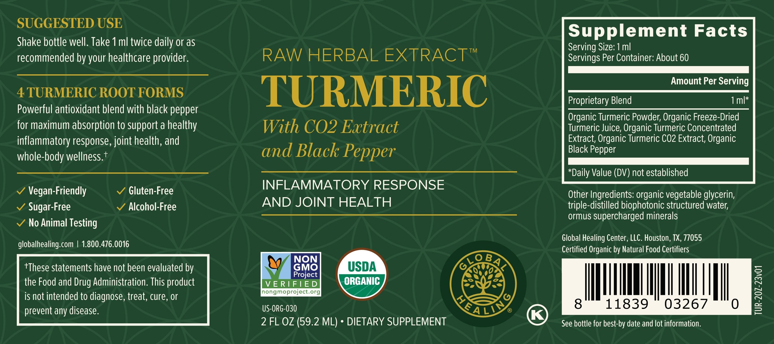 Organic Liquid Turmeric