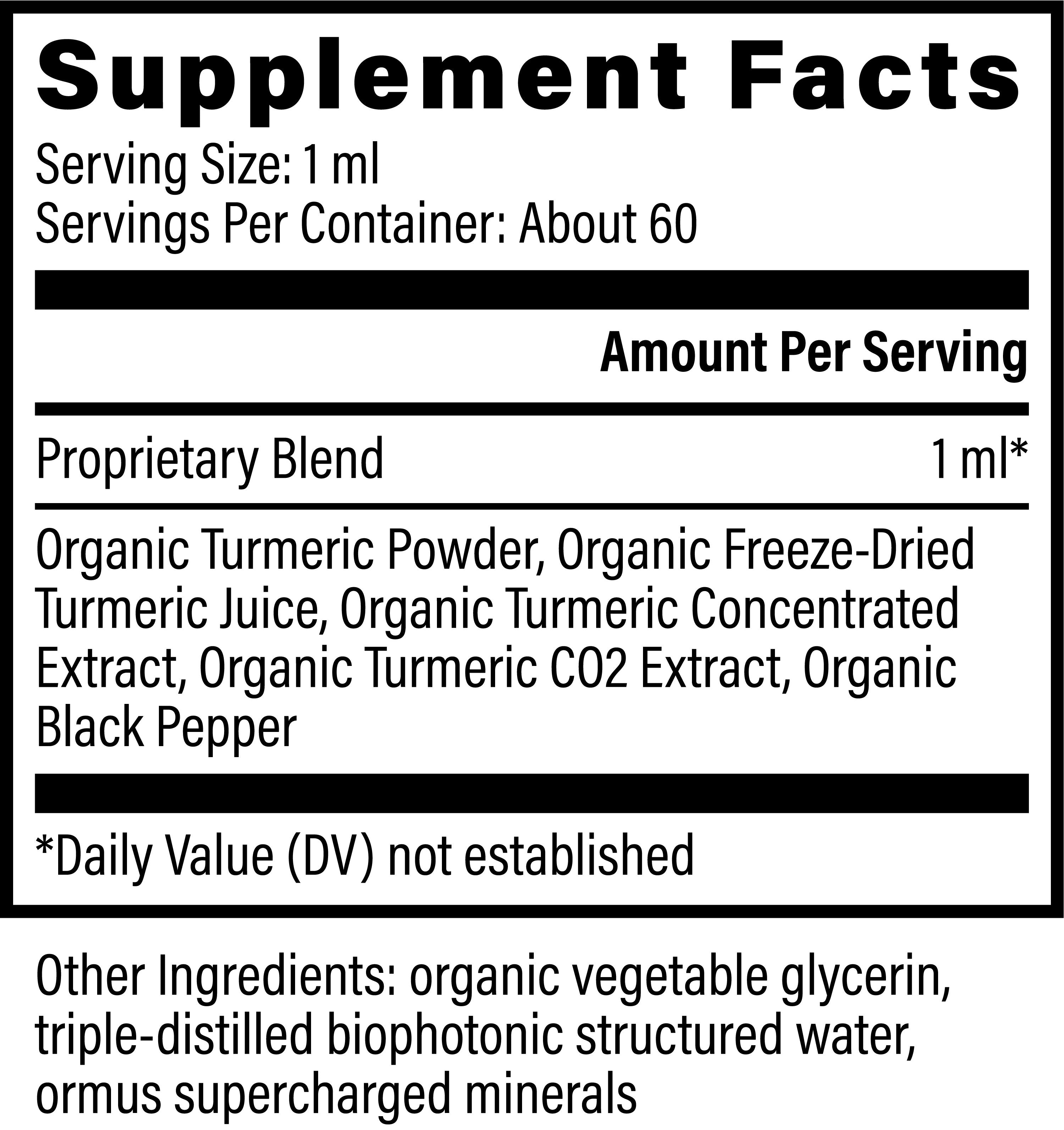 Organic Liquid Turmeric