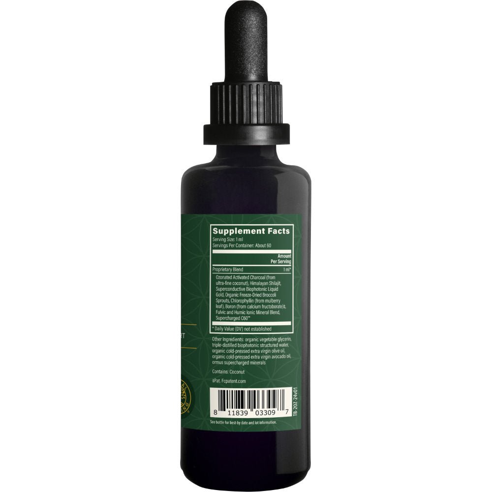 Global Healing Toxin Binder bottle right side