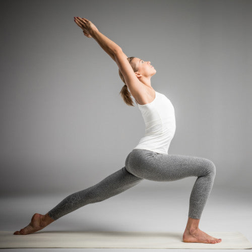 Woman doing yoga pose