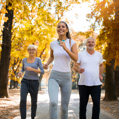 People jogging