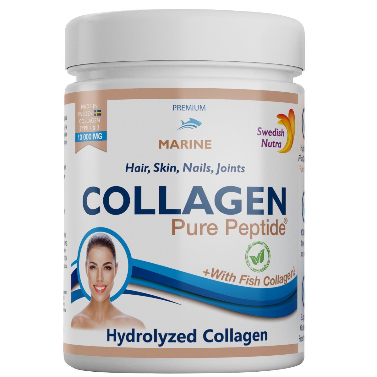 Swedish Nutra Collagen Powder (Marine or Bovine) 10000mg