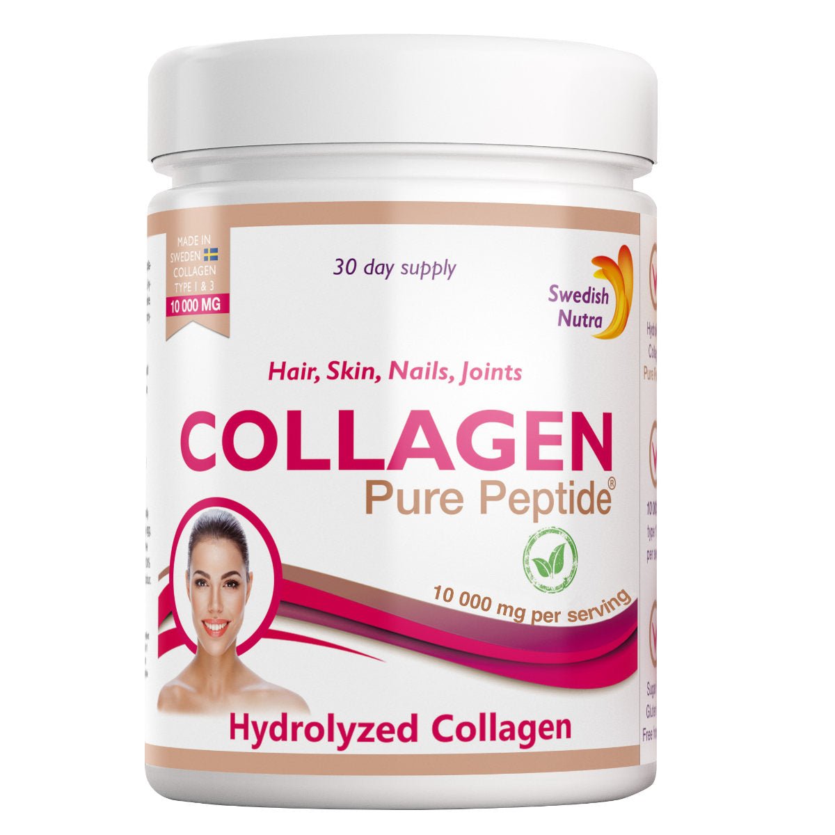 Swedish Nutra Collagen Powder (Marine or Bovine) 10000mg