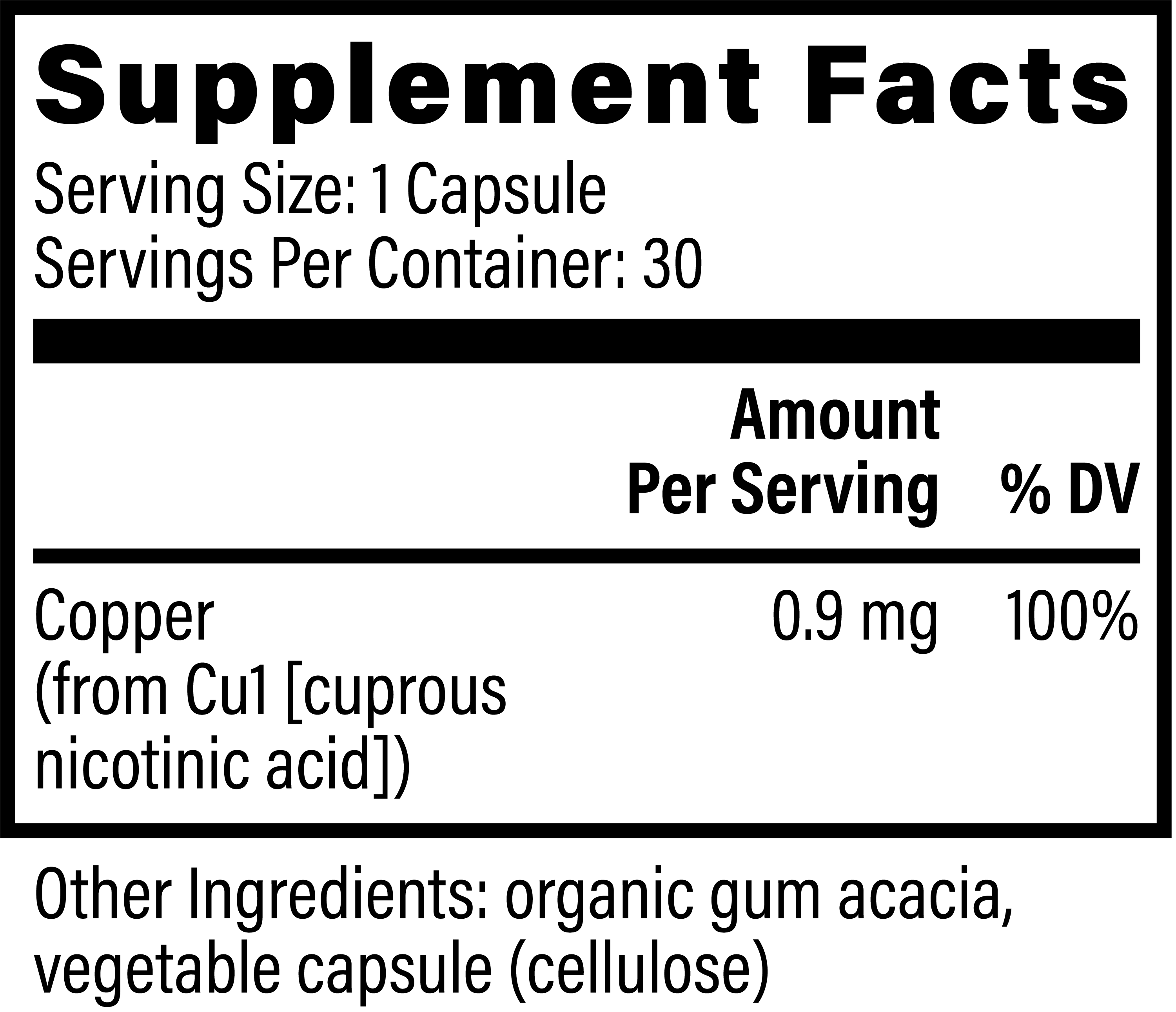 Global Healing introduces Bio-Active Copper, a Cuprous Nicotinic Acid supplement enriched with copper.
