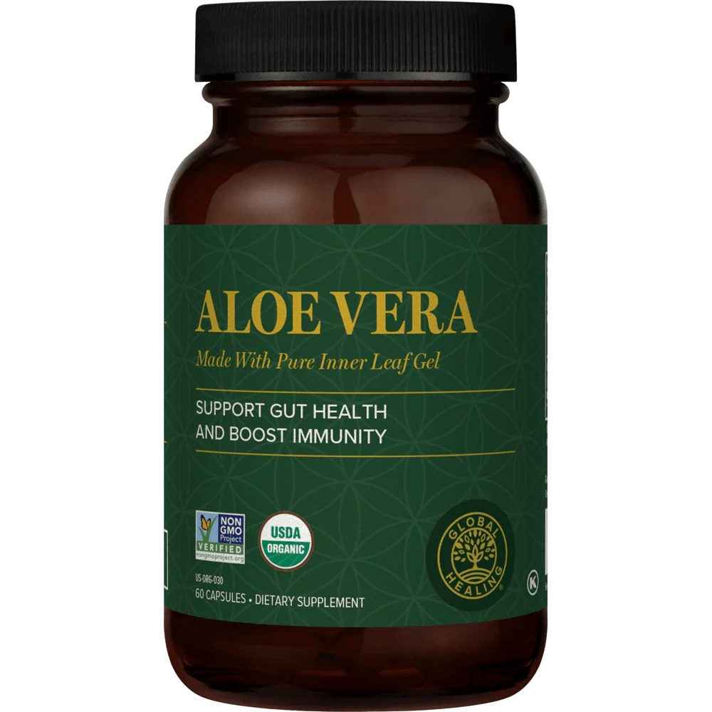 A Bottle of Aloe Vera by Global Healing