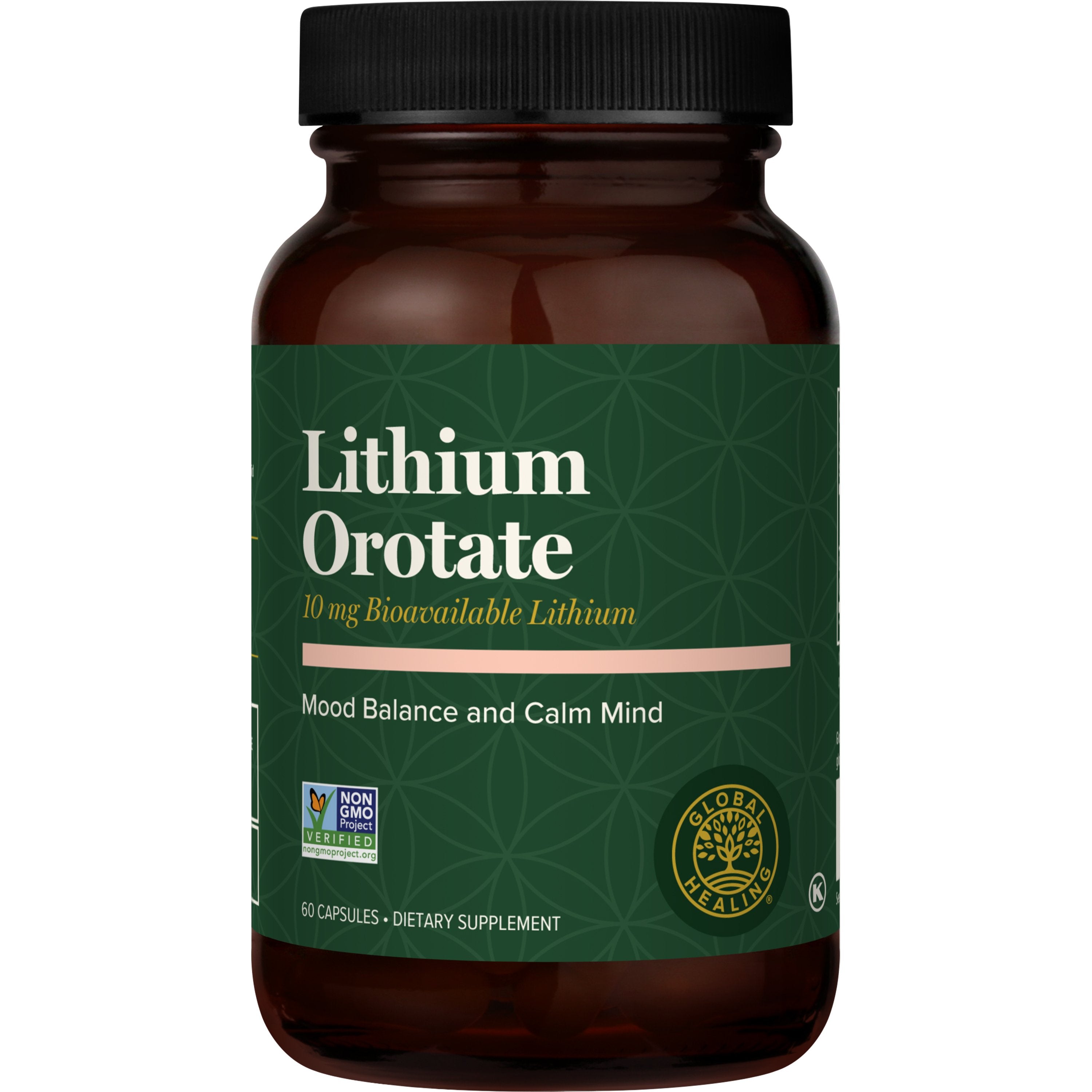 Lithium Orotate Front Bottle