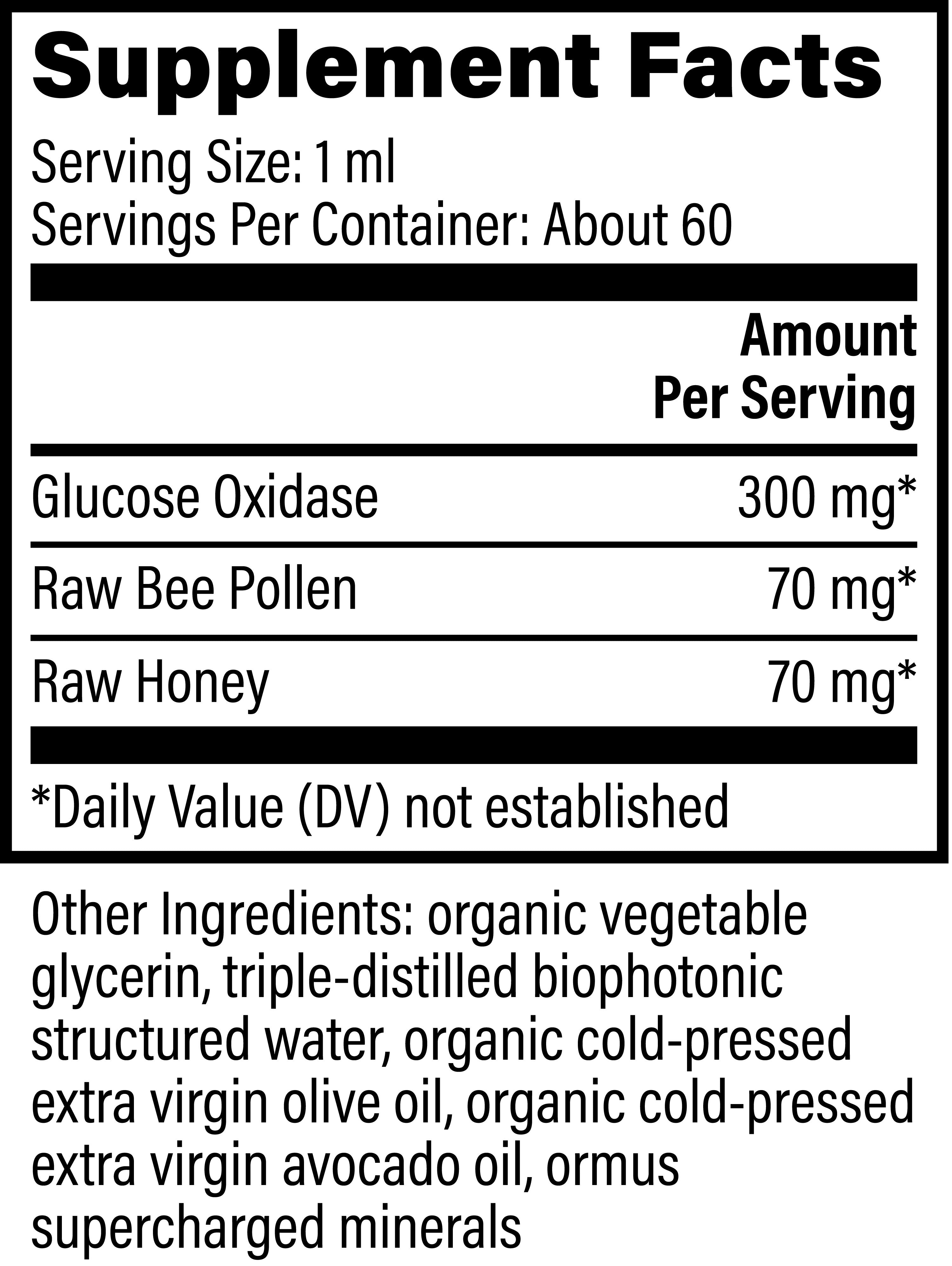 Glucose Oxidase Full Ingredients List