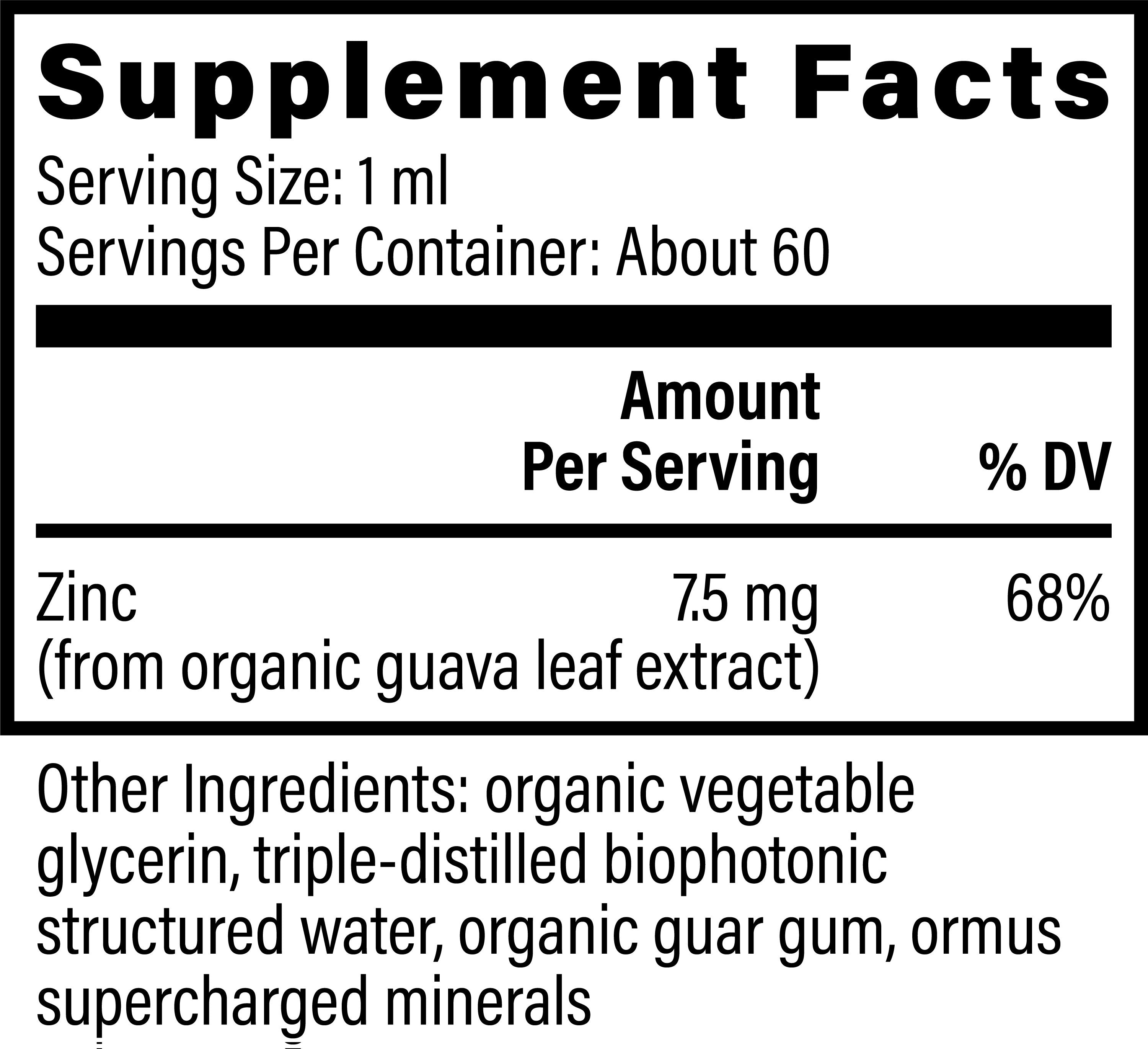 Global Healing Organic Plant Based inc from Guava Leaf Supplement Facts