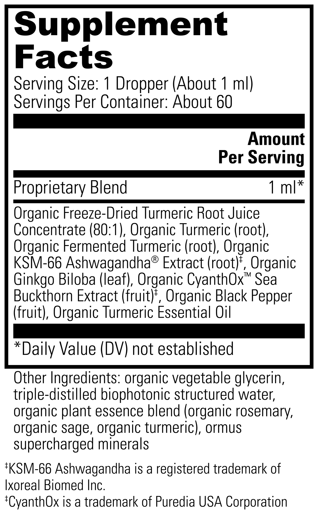 Brain Extract Label Brain Health – Oxyhealth