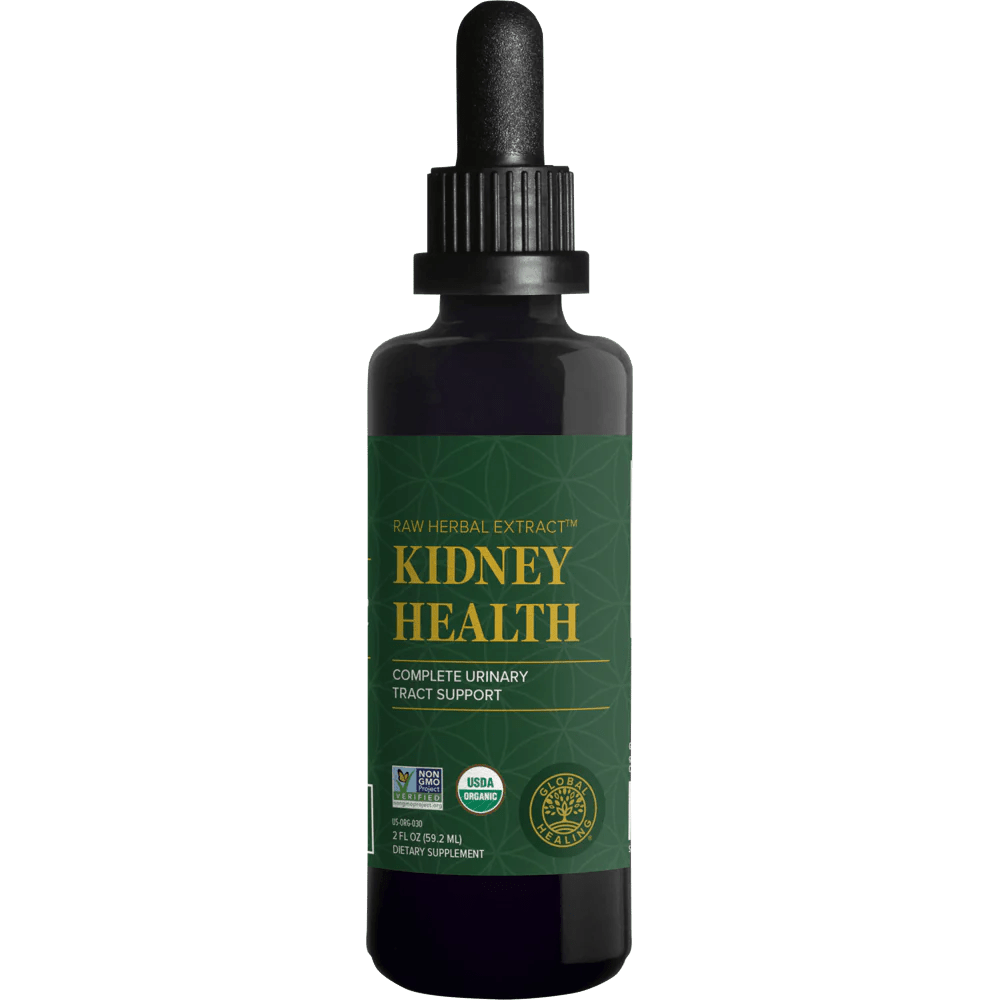 A Bottle of Kidney Health, from the Kidney Support bundle by Global Healing