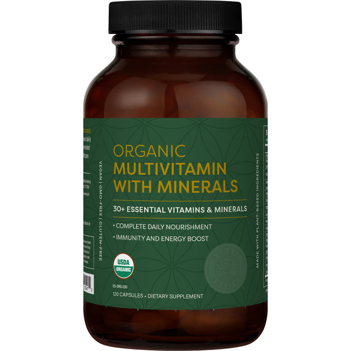 Global Healing Organic Plant Based Multivitamin with Minerals Oxyhealth