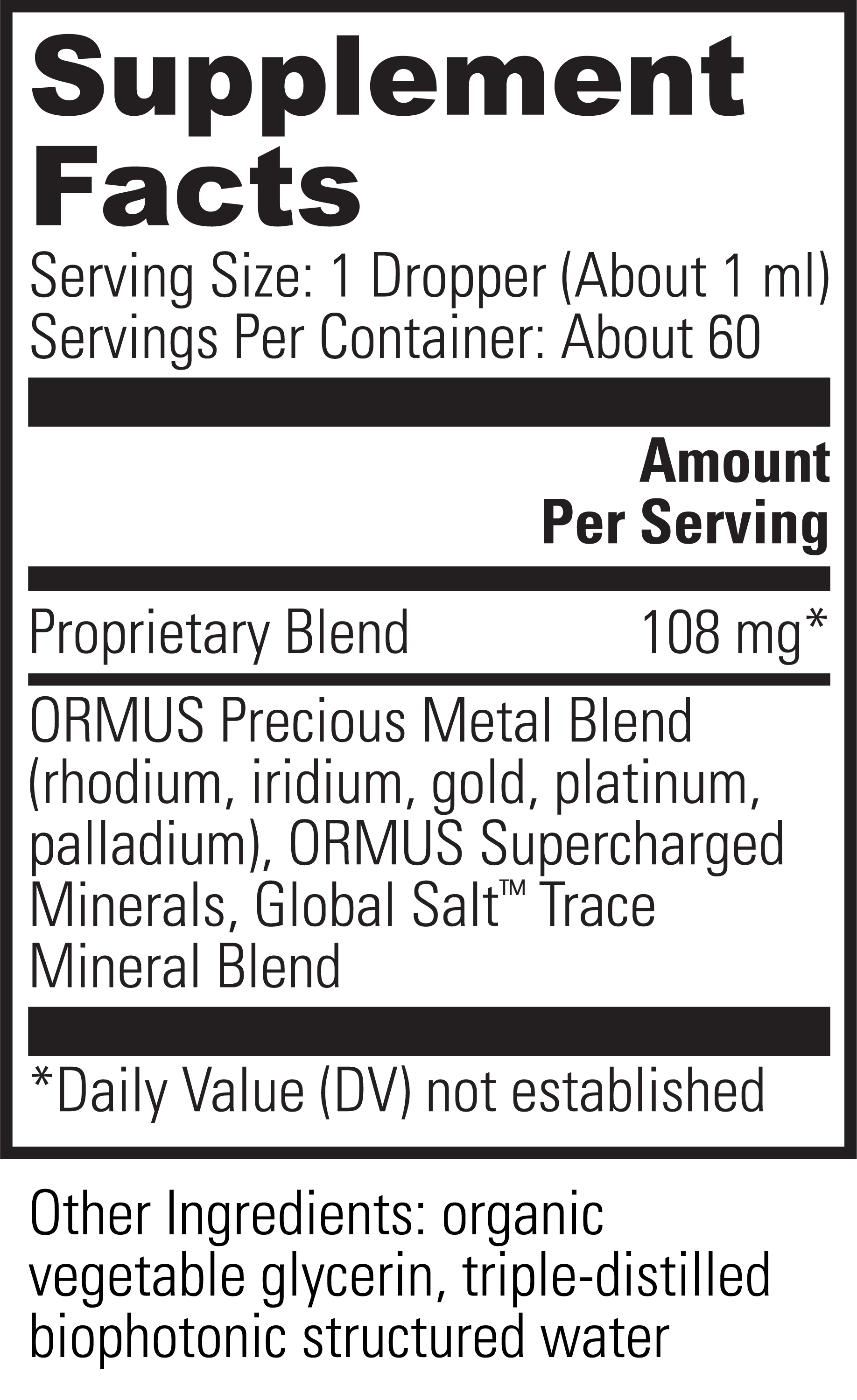 ORMUS Earth Minerals