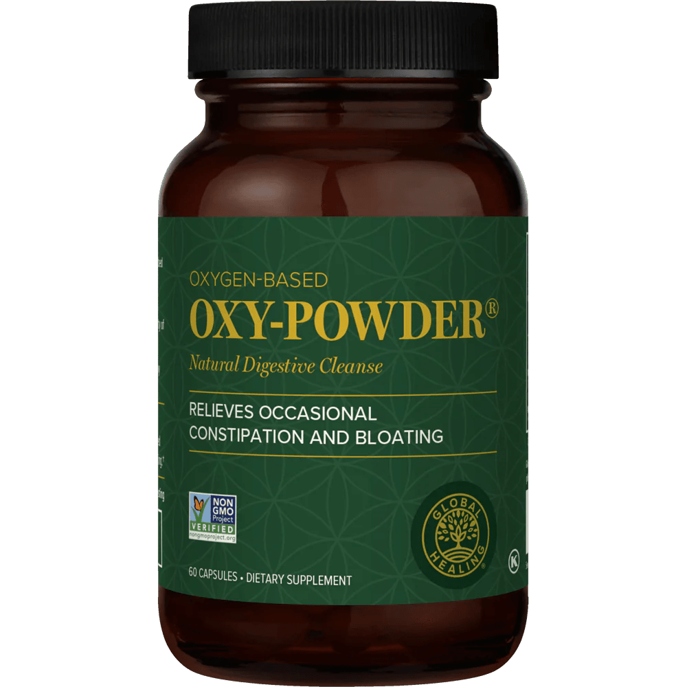 Oxypowder 60 Capsules Bottle From Global Healing Liver Cleanse Program