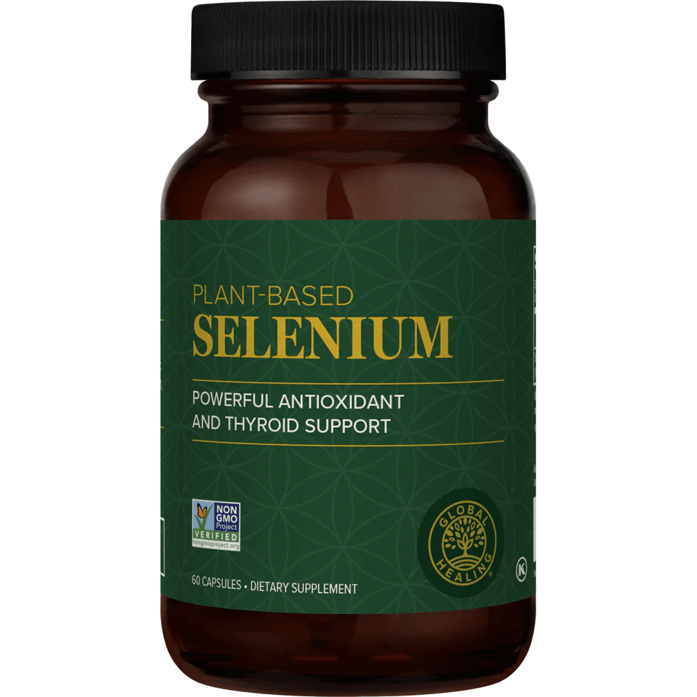Selenium Bottle From Global Healing Thyroid Health Bundle