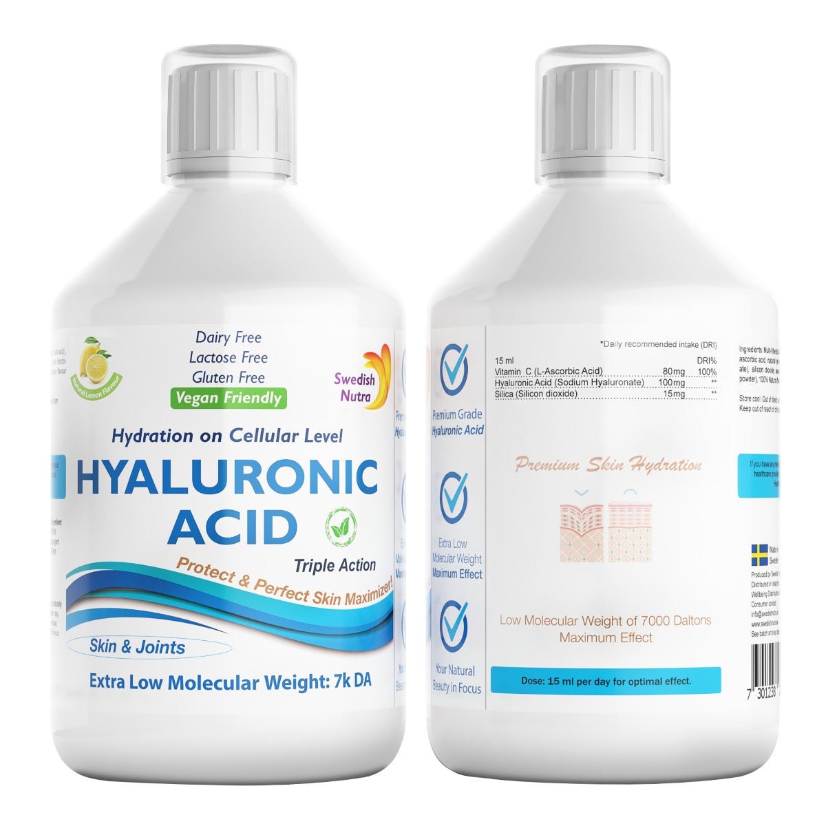Swedish Nutra Hyaluronic Acid - Hyaluron Drink